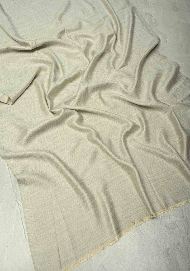 Light Gray Cashmere Fine Wool Shawl for Men & Women Size 29 x 82