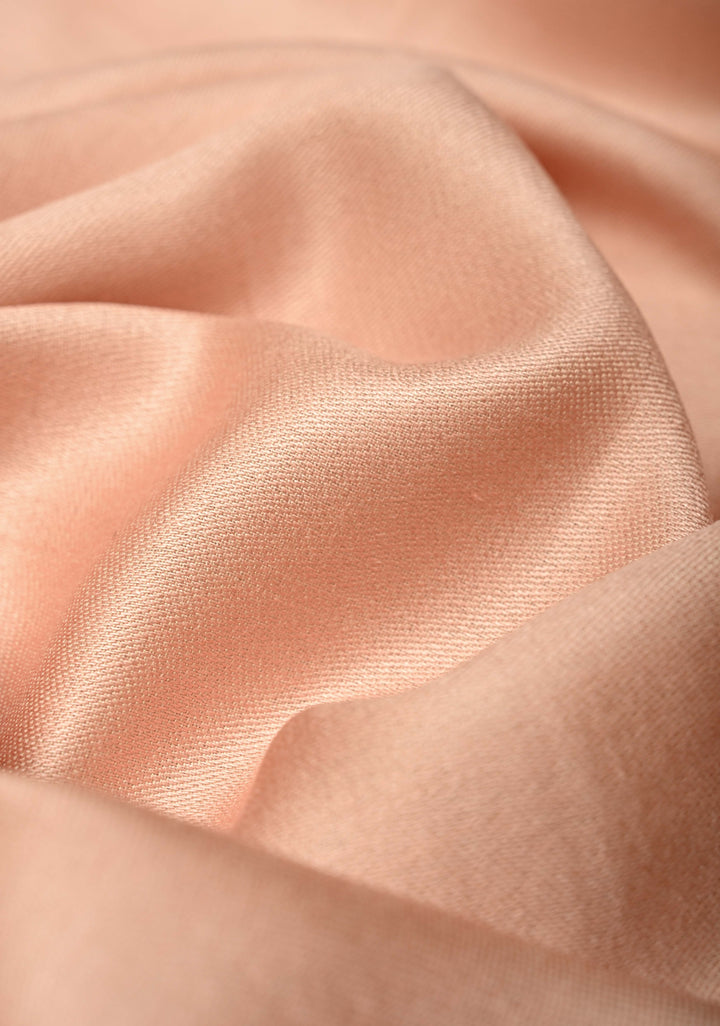 His & Her Kora Color Floral Meenakari Jaal Stole & Dusty Pink Cashmere Fine Wool Stole Size 30 x 83 - Luxury Anniversary, Wedding & Return Gift Size 30 x 80