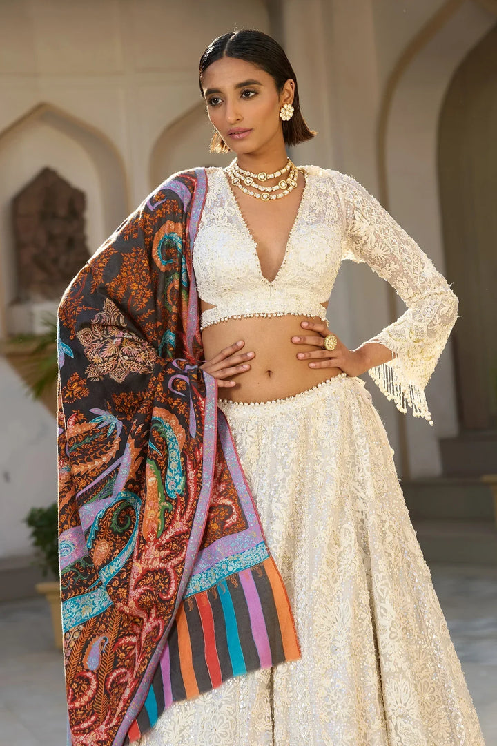 Ganga Pashmina Shawl Size 40x 80