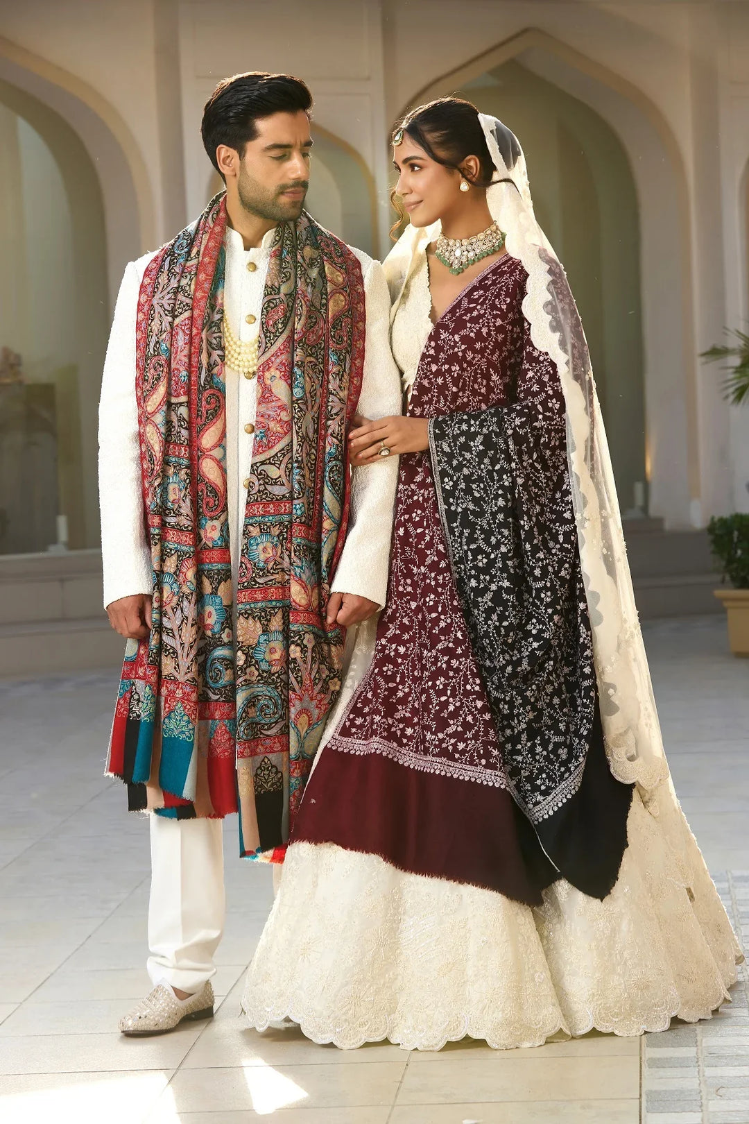 Manas Pashmina Shawl Size 50x 100