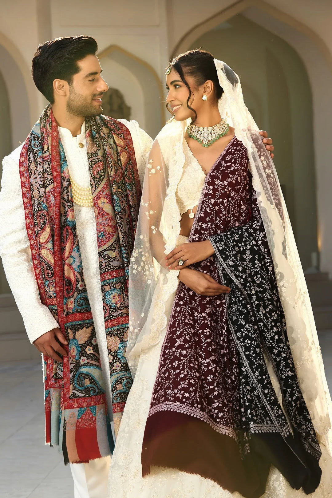 Koshi Soozni Pashmina Shawl Size40x 80