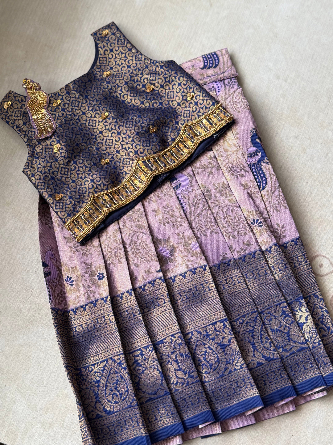 Vrinda - Crop top and Skirt Festive Edit Express | SHOBITAM