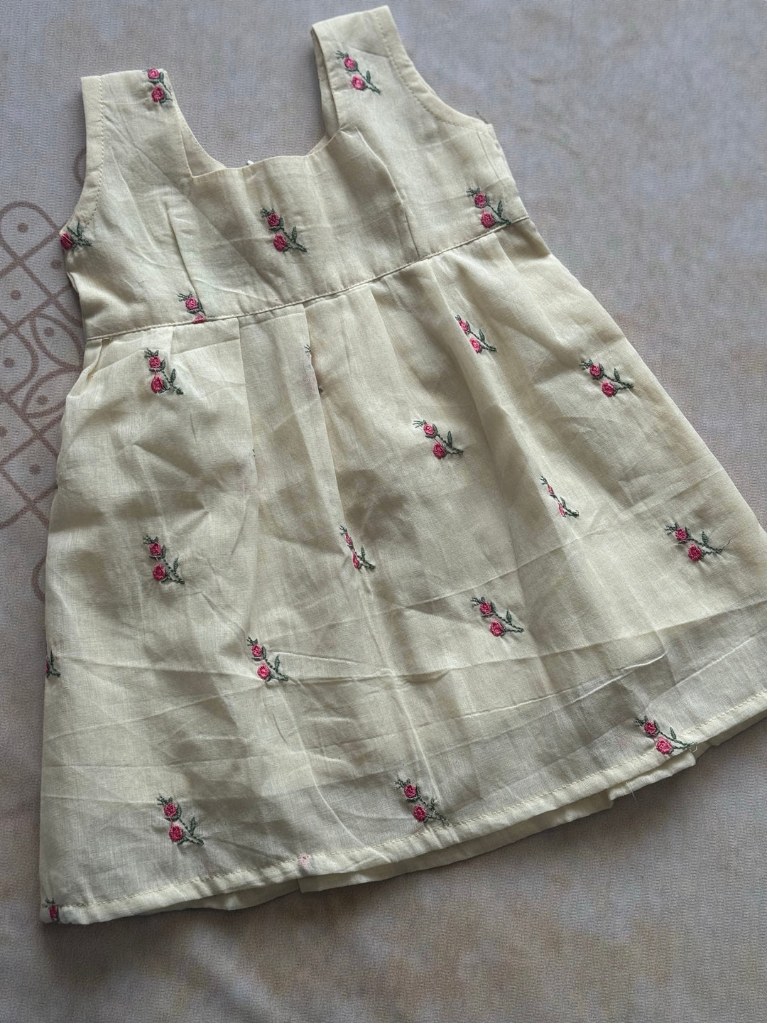 Multicolour Floral Embroidery Kids Frock Express | SHOBITAM