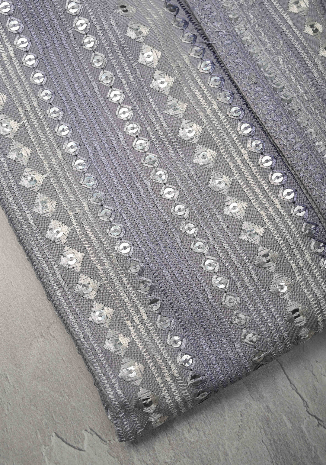 Dusty Lilac Kurta with Brocade and Sequins Pajama Set for Men | Made to Order