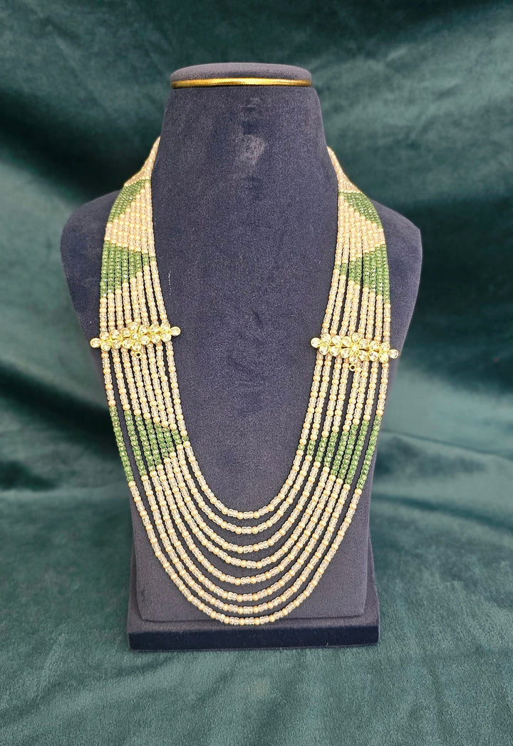 Emerald Royale Seven Layer Fancy Pearl Necklace | SHOBITAM