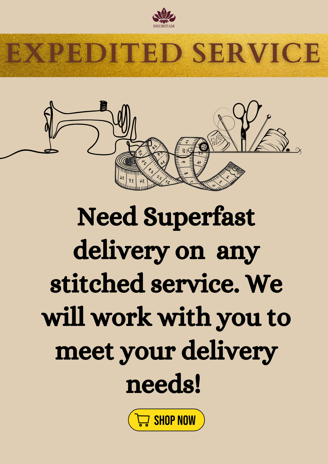 Expedited Services | SHOBITAM