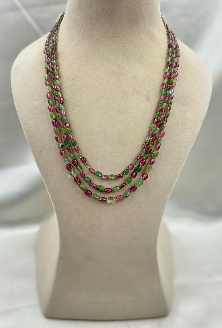 The Victorian Bloom Necklace, Natural Ruby & Emerald | SHOBITAM