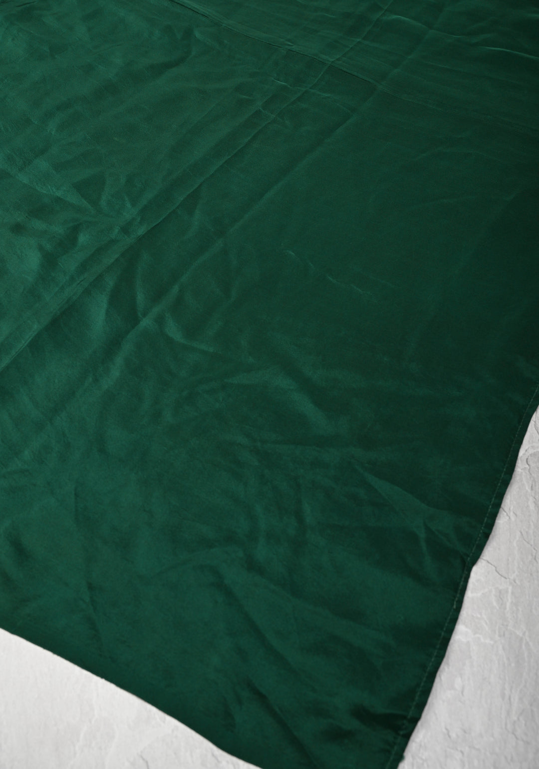 Dark Teal Hand Shibori mandala Dye and bandhej design on Habutai silk Saree | SILK MARK CERTIFIED