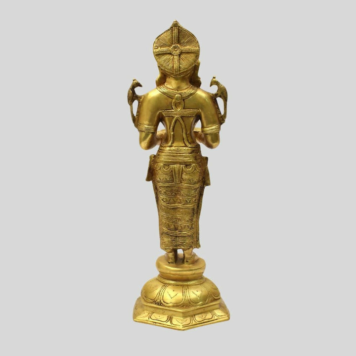 BRASS DEEPA LAKSHMI IDOL 20*7*7 | SHOBITAM