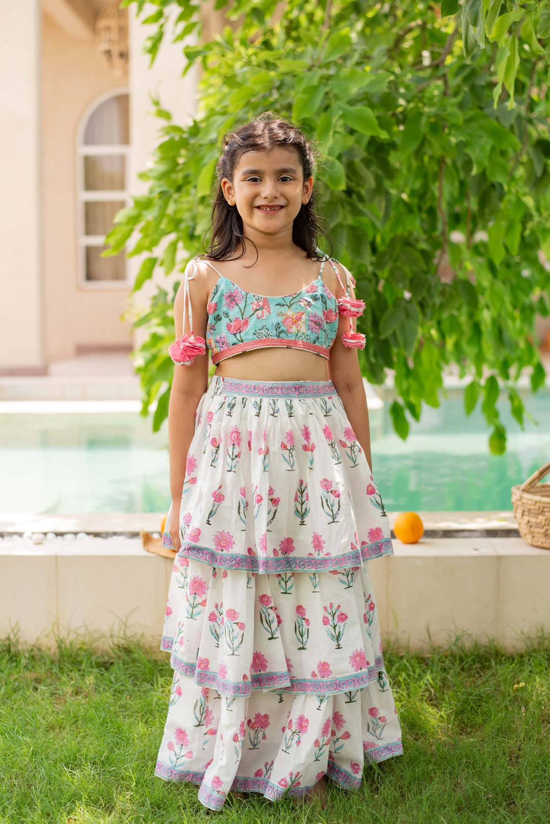 Firozi Skirt Set | SHOBITAM