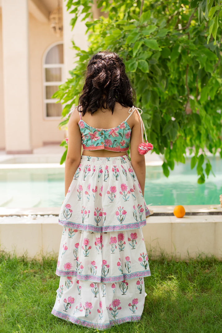 Firozi Skirt Set | SHOBITAM