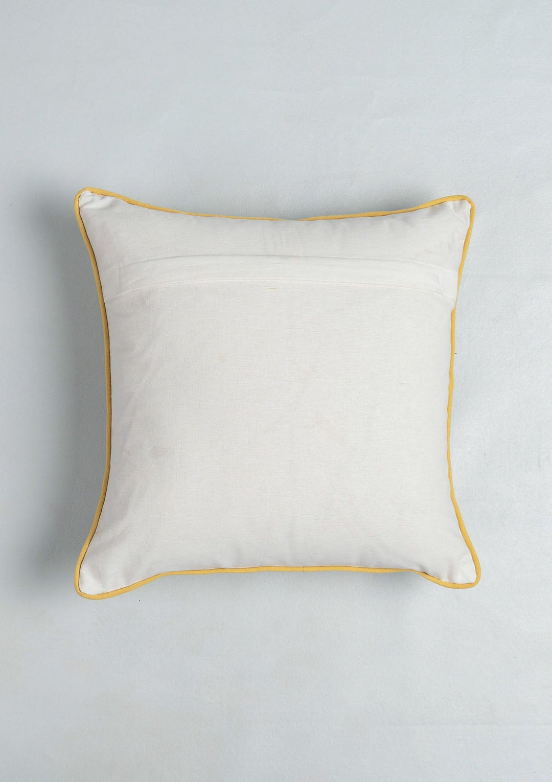 Floret Multicolor Floral Embroidered Cushion Cover for Sofa– 100% Cotton 16" x 16" | SHOBITAM