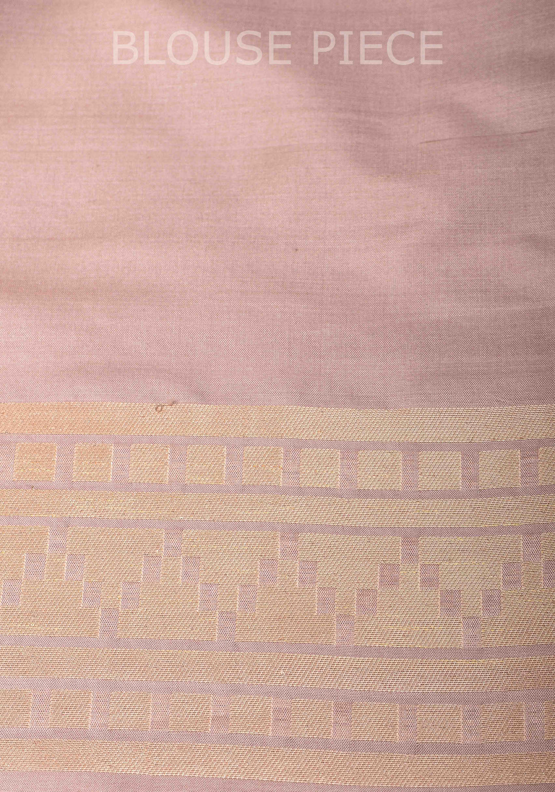 Taupe Banarasi Katan Silk Saree with Abstract Brocade and Zari Borders | SILK MARK CERTIFIED
