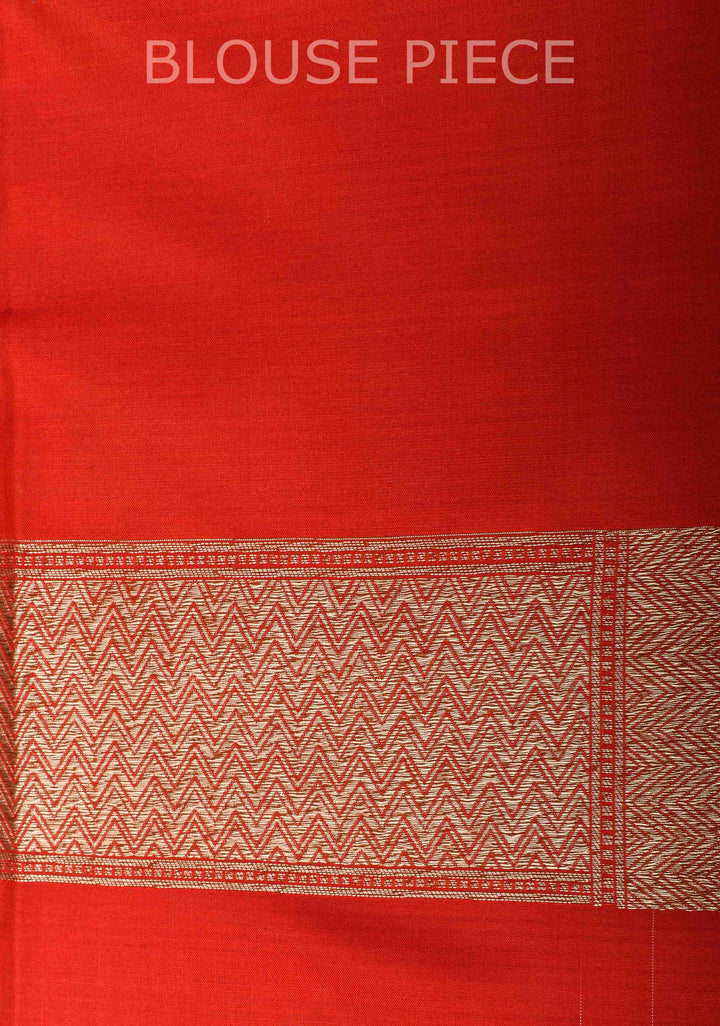 Beige Banarasi Katan Silk Saree with Antique Floral Brocade  and Zari Borders | SILK MARK CERTIFIED