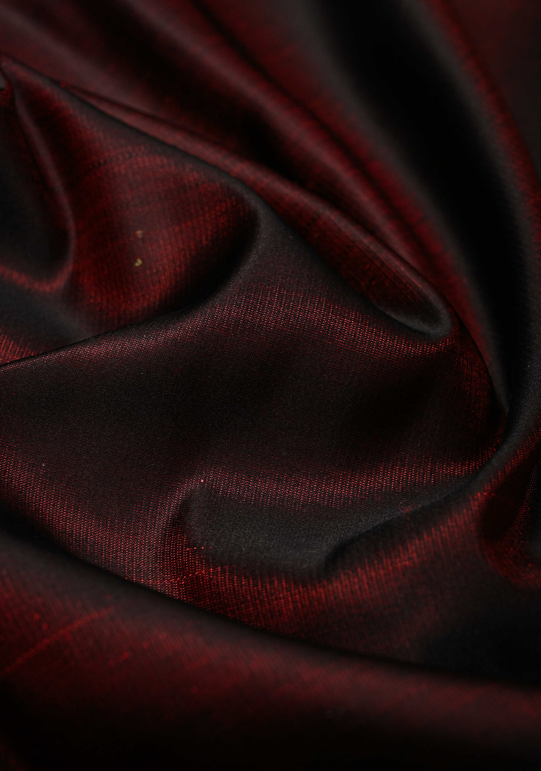 Deep Garnet Mashru Silk Saree with Tanchoi Pallu and and Blouse | SILK MARK CERTIFIED