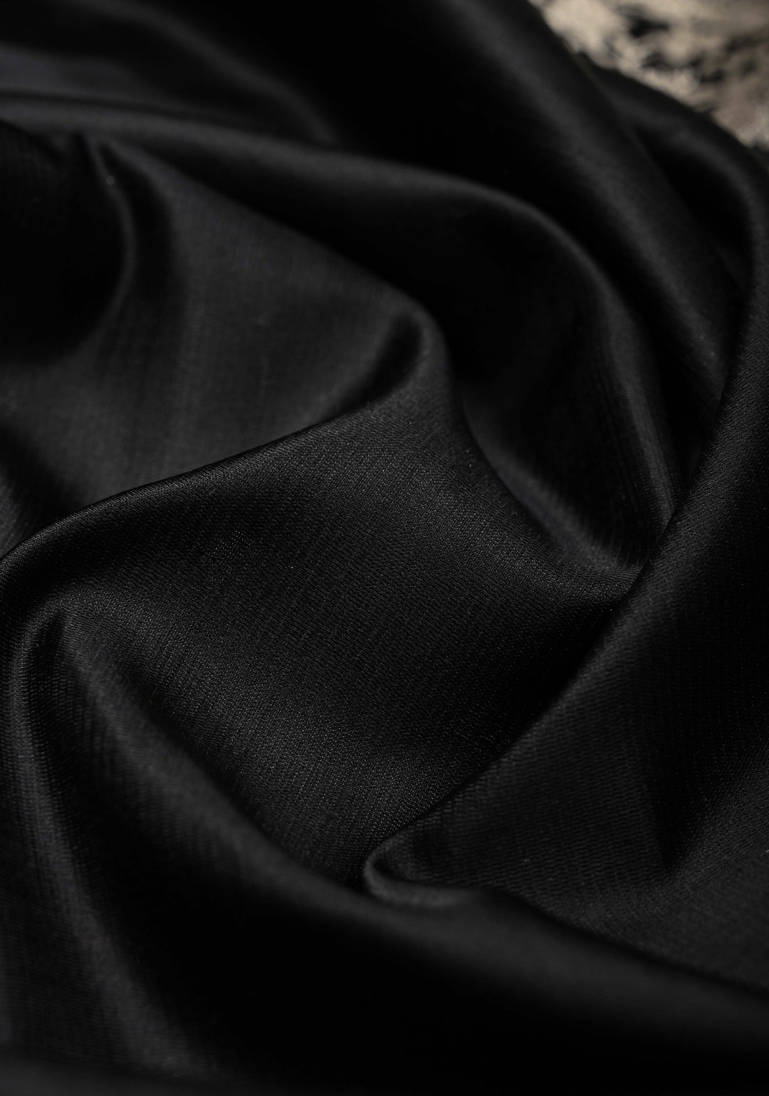 Black Mashru Silk Saree with Silver Zari Bordera and Pallu | SILK MARK CERTIFIED