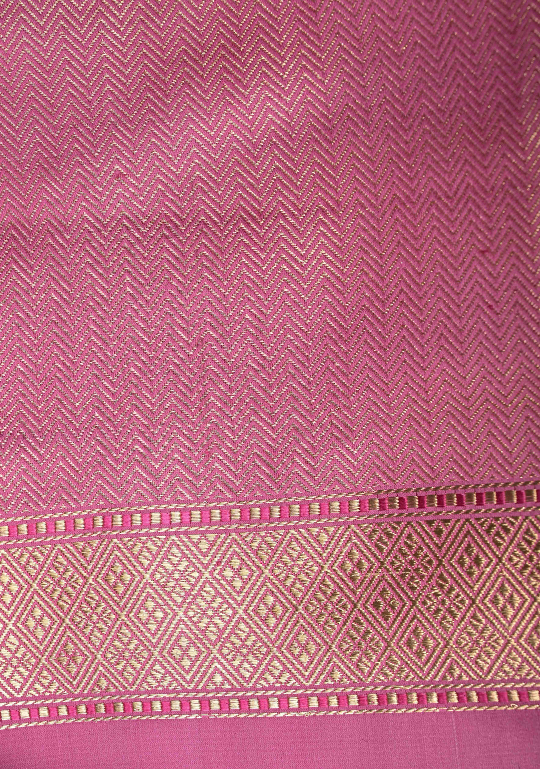 Ink Blue  Mashru Silk Saree with Zari skyline Border | SILK MARK CERTIFIED
