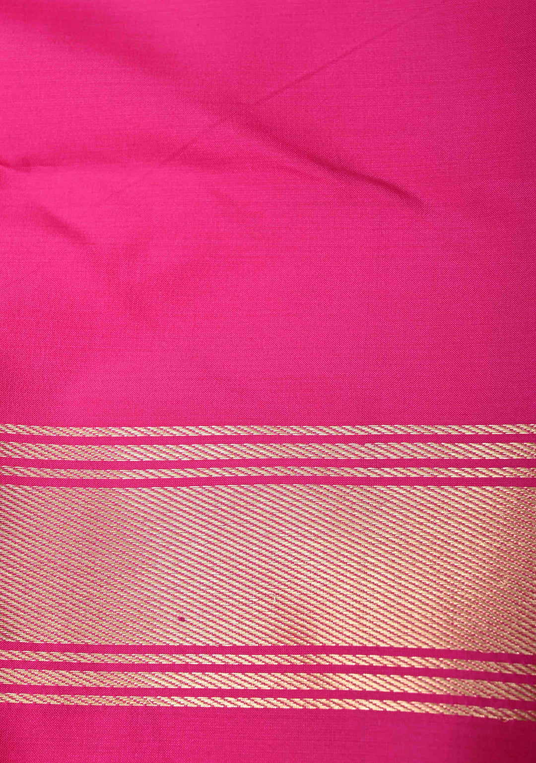 Mustard Yellow-Orange Banarasi Katan Silk Saree with Sona Rupa Geometric Panel and Contrast Satin Border | SILK MARK CERTIFIED