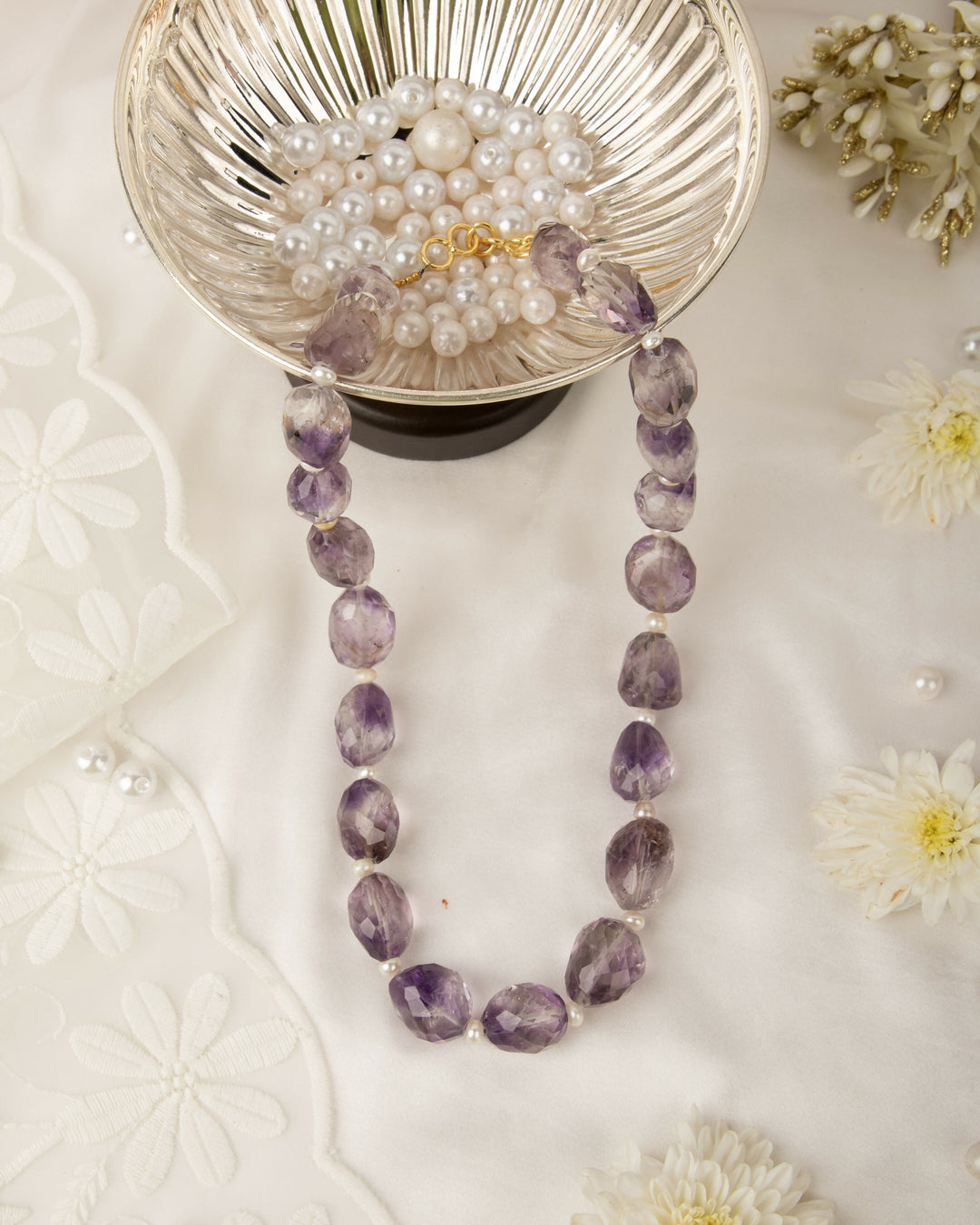 The Signature Amethyst Mala, Light Lavender edition | SHOBITAM