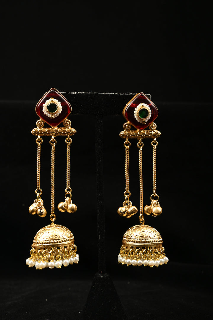 Gayatri Fushion Lightweight Jhumkas | SHOBITAM