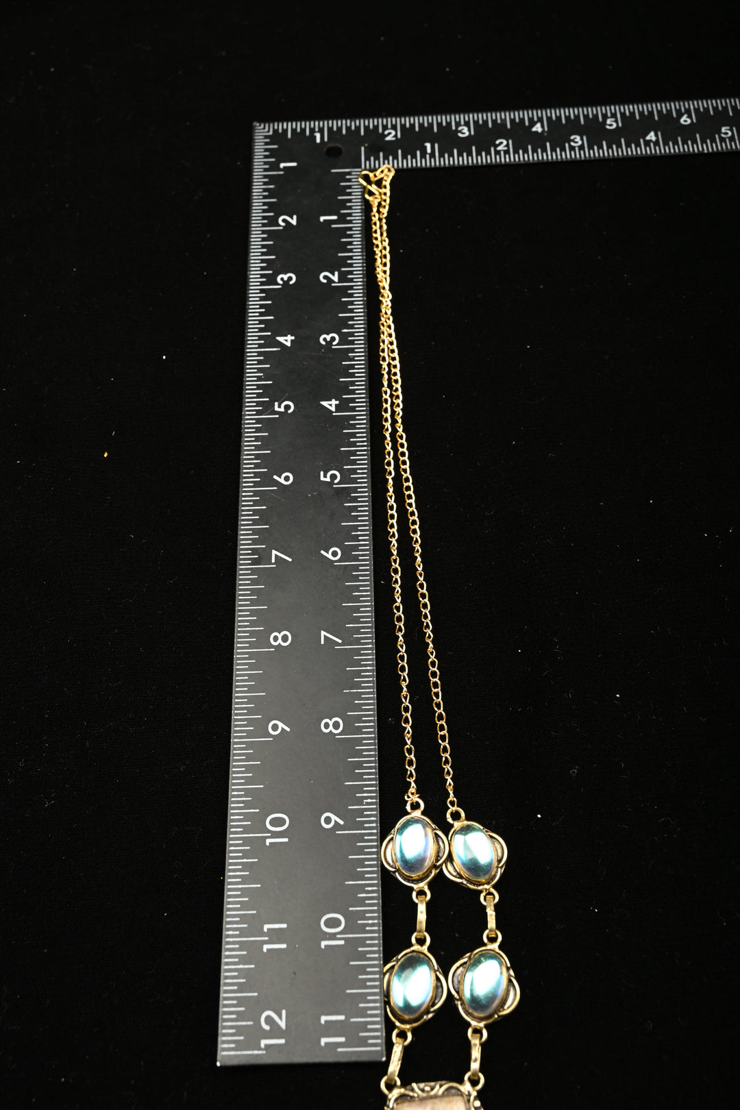 Victoria Blue Chalcedony and Magnesite Necklace | SHOBITAM