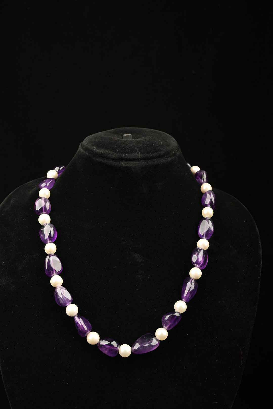 Faceted Semi precioues  beads  Necklace | SHOBITAM