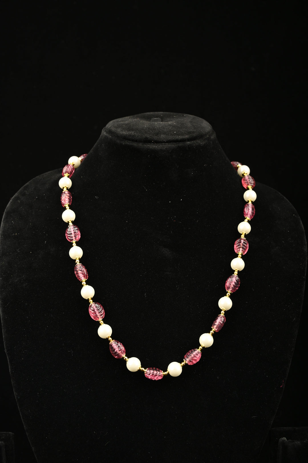Tipsy Sangria Agate & Pearl Bead Necklace | SHOBITAM