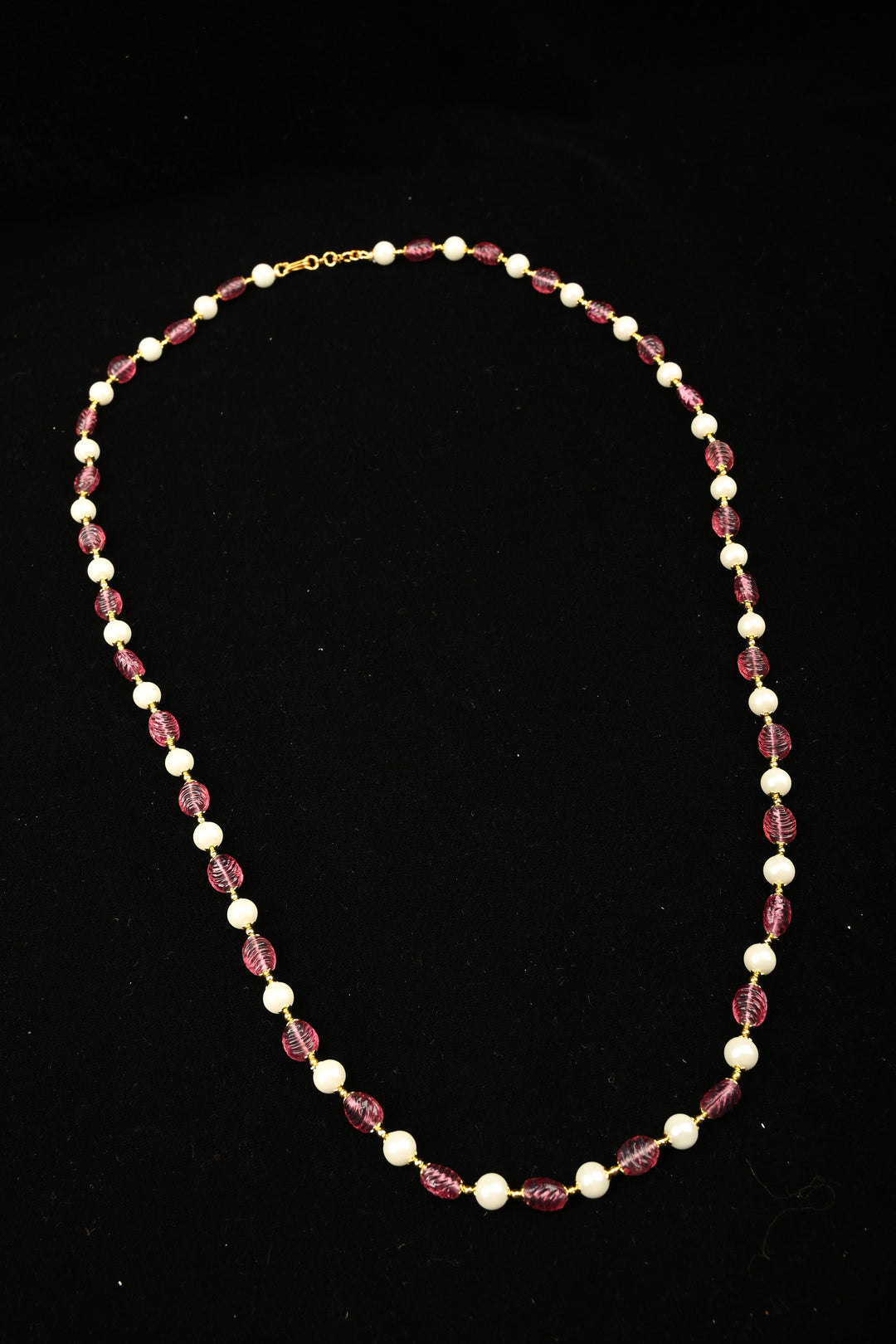 Tipsy Sangria Agate & Pearl Bead Necklace | SHOBITAM