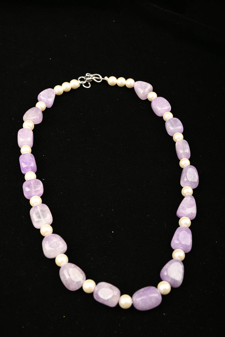 Lilac Whisper Quartz Necklace