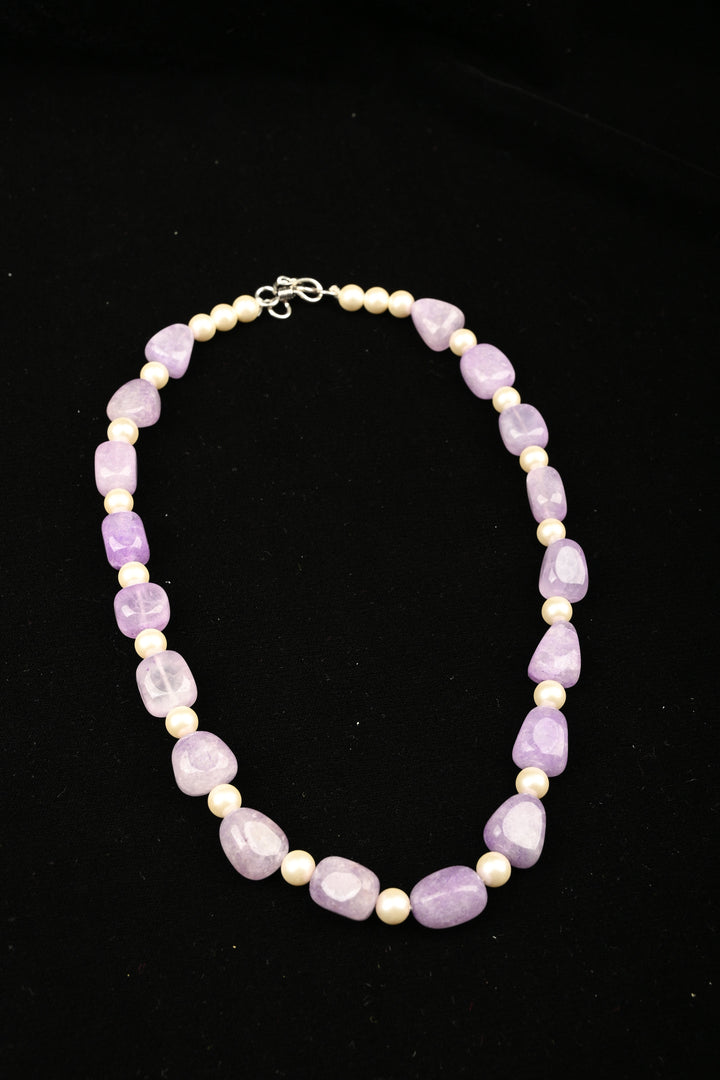 Lilac Whisper Quartz Necklace