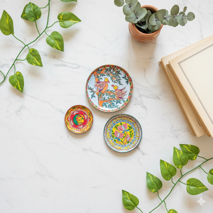 Madhubani Fridge Magnet Set of 3