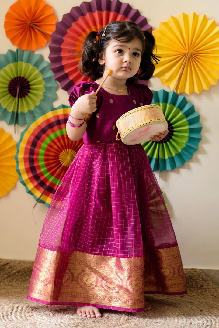 Saatvika Magenta Mini | Shobitam Custom Gowns and Readymades | Made To Order