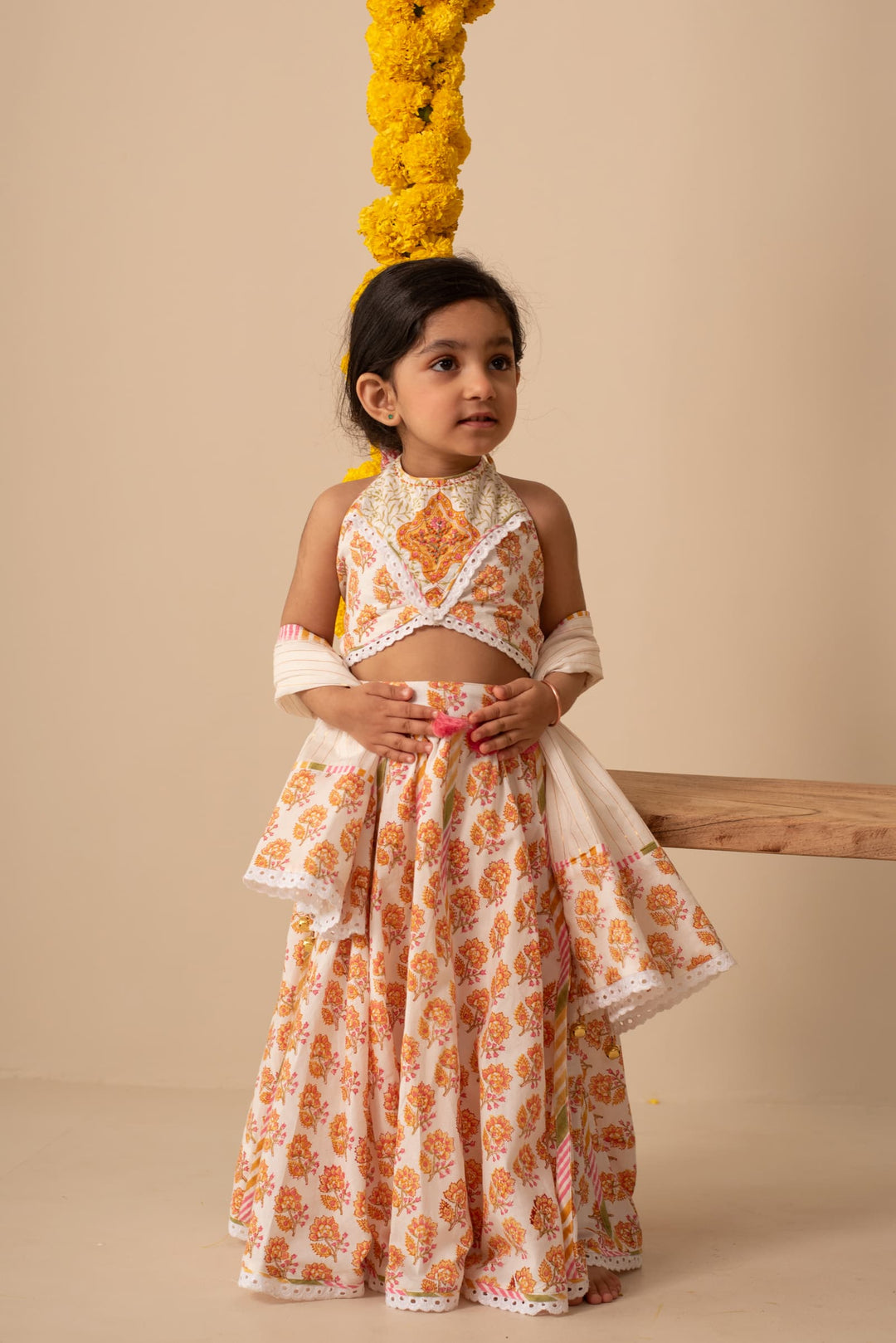 Genda Lehenga Set | SHOBITAM