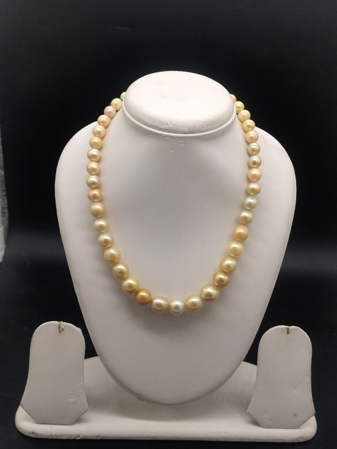Golden Classic South Sea Pearl One-Line Mala | SHOBITAM