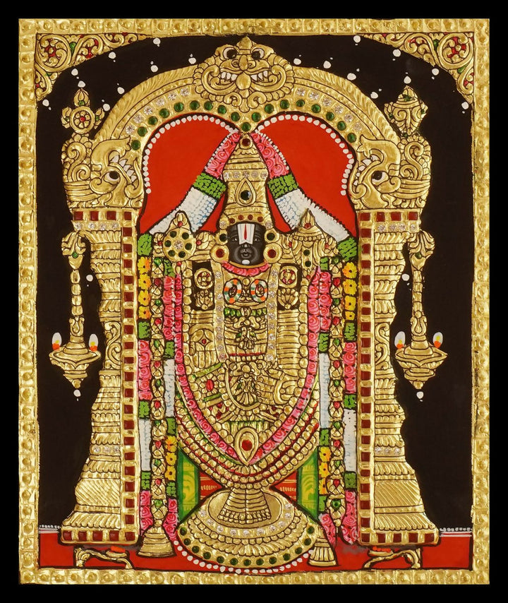 TANJORE PAINTING BALAJI 12*10 | SHOBITAM