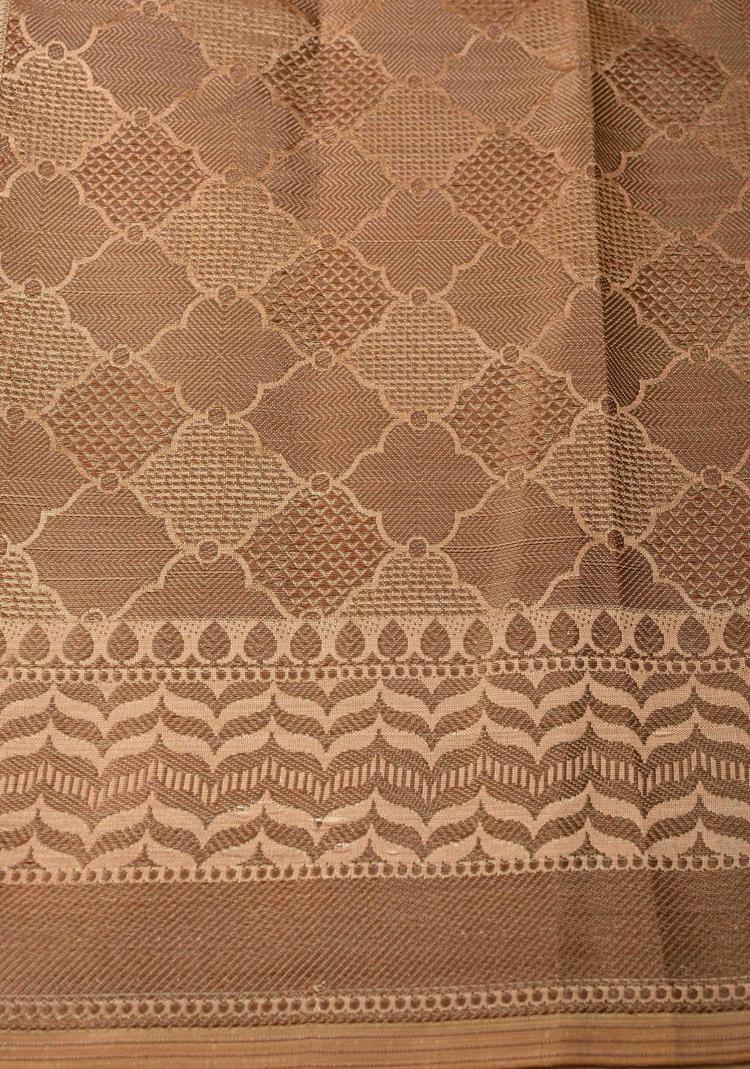 Semi Tussar Silk Saree with Kalamkari Digital Print in Mustard