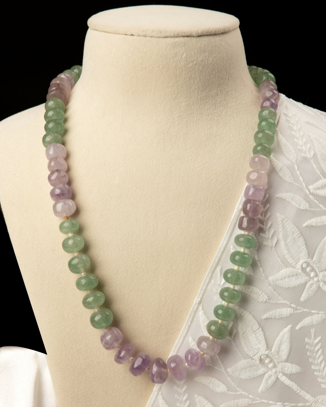 Vana Shree – Aventurine & Amethyst Necklace | SHOBITAM