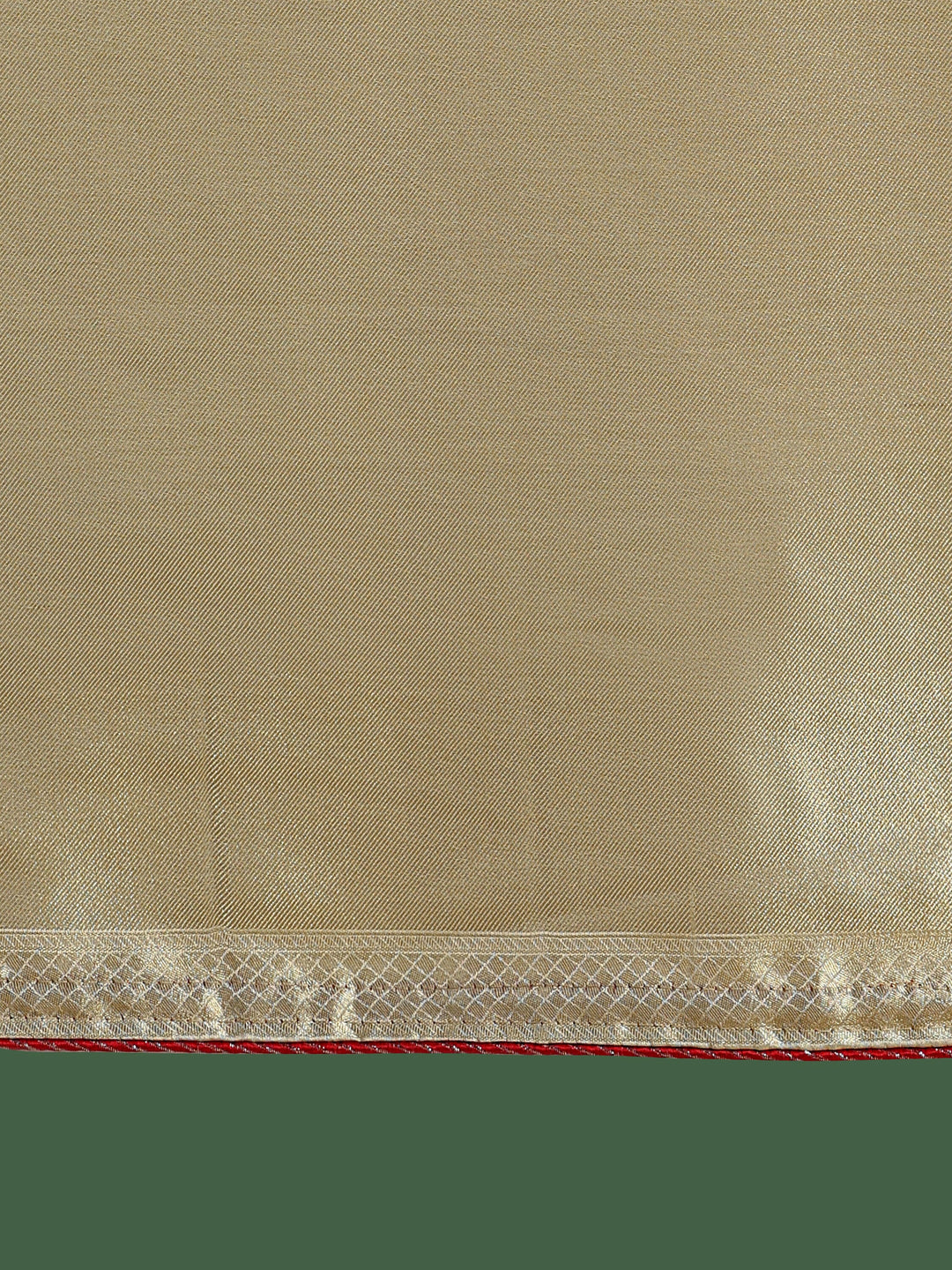 Golden Kanjivaram Satin Silk Woven Saree | SHOBITAM