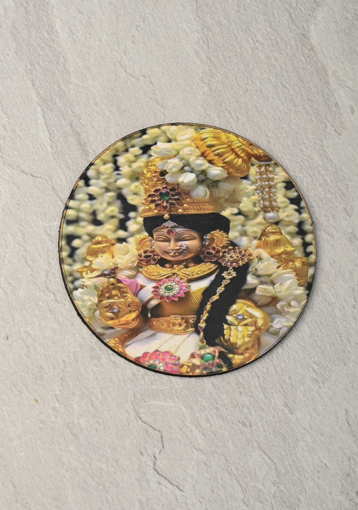 pack of 20 Festival Return Gifts - Home Decorative Pooja Room Goddess Lakshmi Printed Fridge Magnets