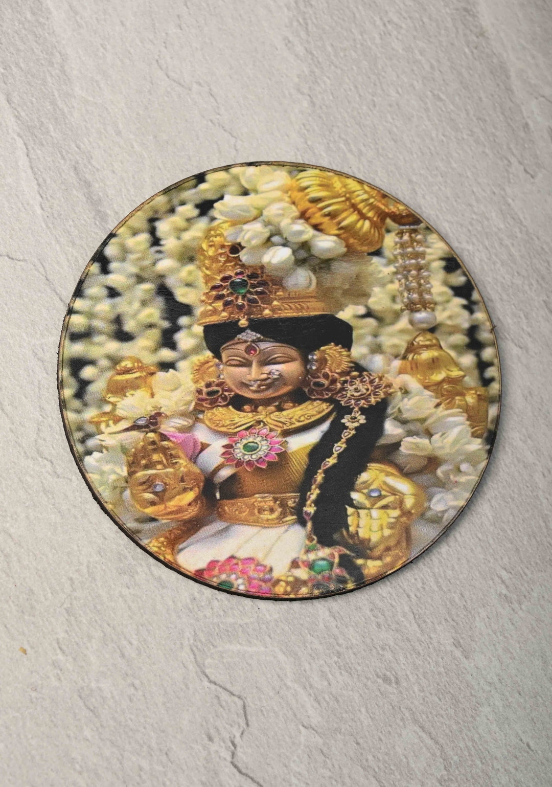 pack of 20 Festival Return Gifts - Home Decorative Pooja Room Goddess Lakshmi Printed Fridge Magnets