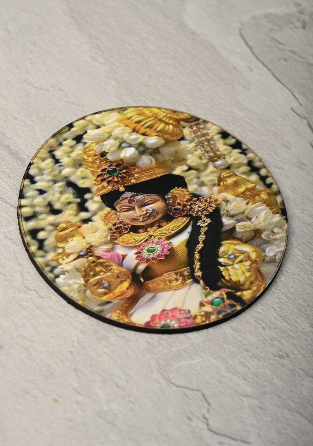 pack of 20 Festival Return Gifts - Home Decorative Pooja Room Goddess Lakshmi Printed Fridge Magnets