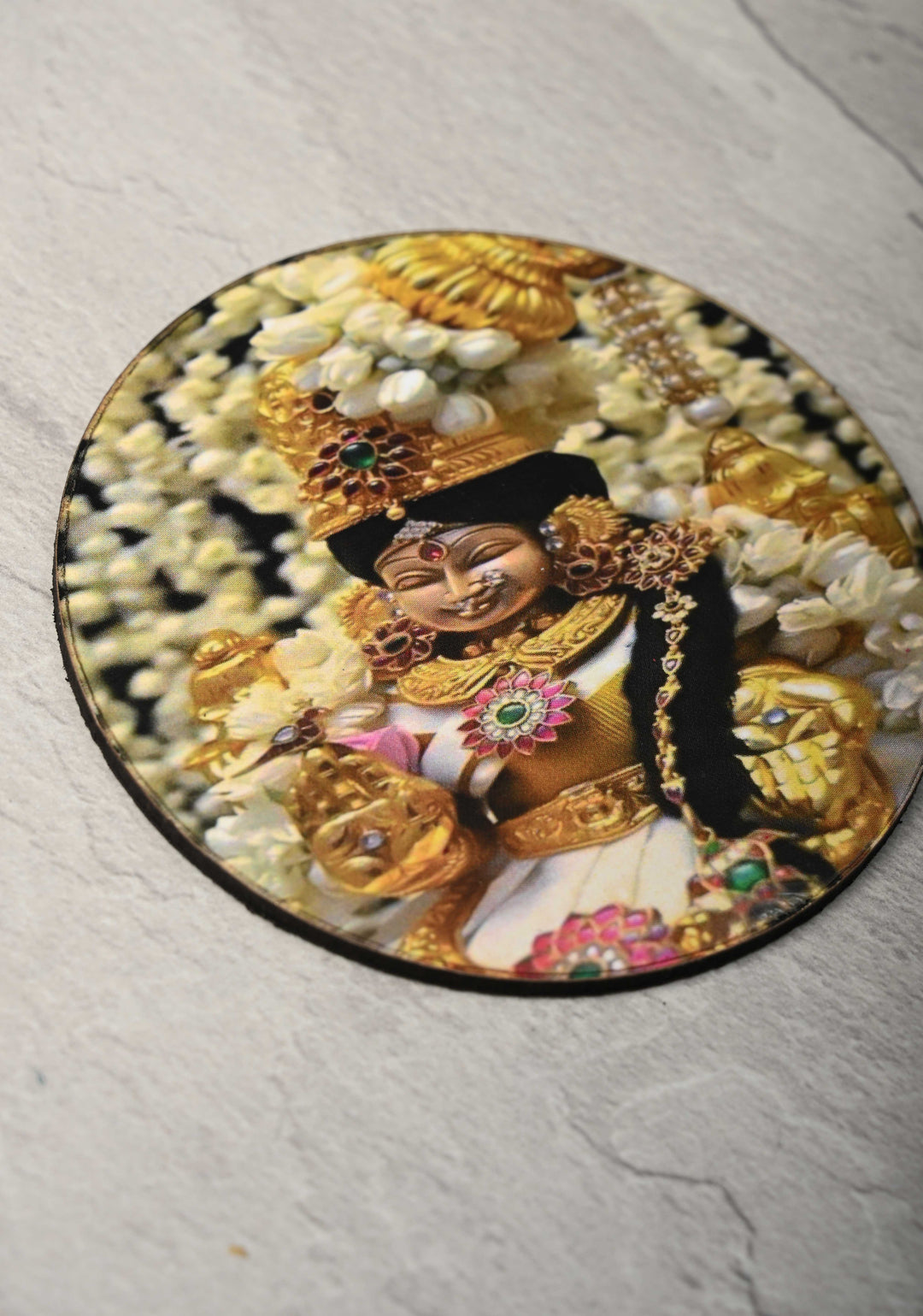 pack of 20 Festival Return Gifts - Home Decorative Pooja Room Goddess Lakshmi Printed Fridge Magnets