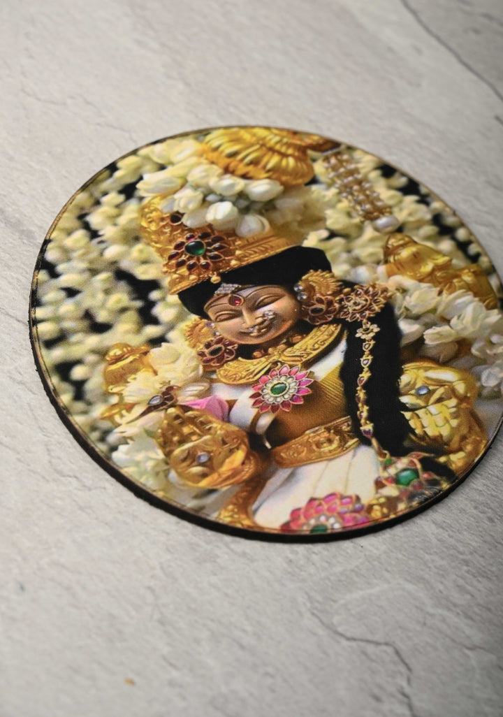 pack of 20 Festival Return Gifts - Home Decorative Pooja Room Goddess Lakshmi Printed Fridge Magnets