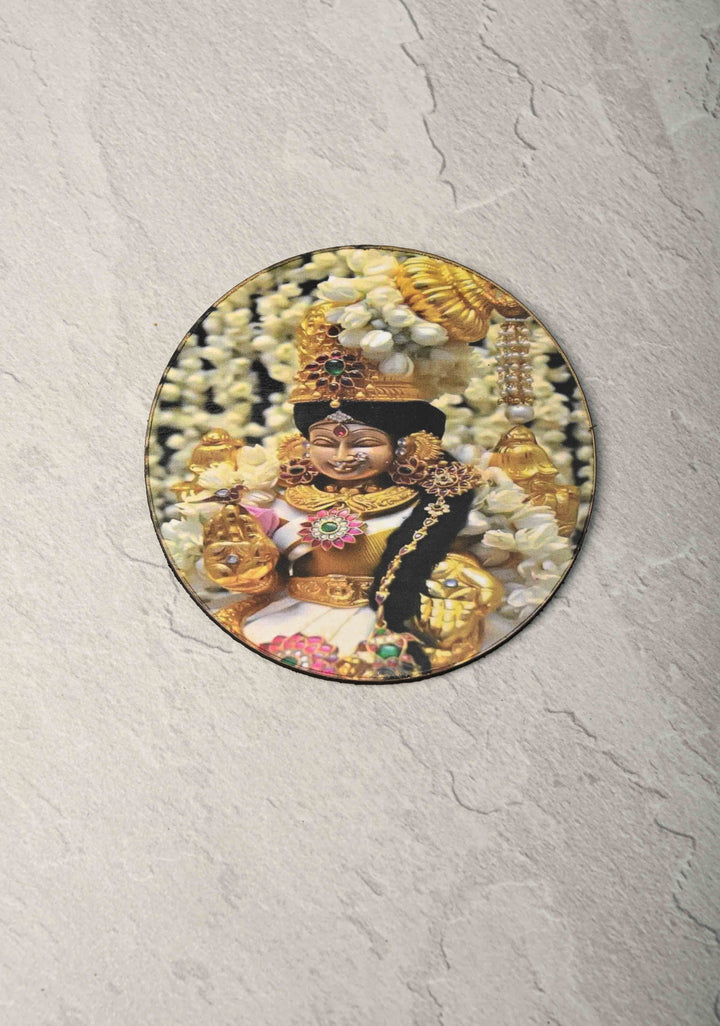 pack of 20 Festival Return Gifts - Home Decorative Pooja Room Goddess Lakshmi Printed Fridge Magnets