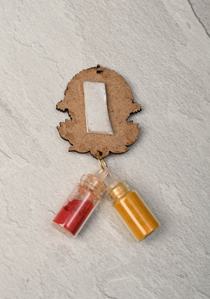 Set of 20 Festival Return Gifts - Home Decorative Goddess Lakshmi  with Kumkum and Haldi mini Bottles