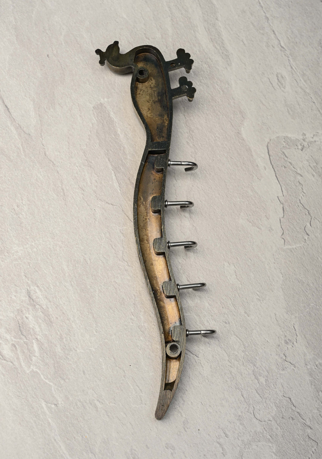 Pack of 10 Festival Return Gifts - Home Decorative Peacock Shaped Wall Mounted Key Holder