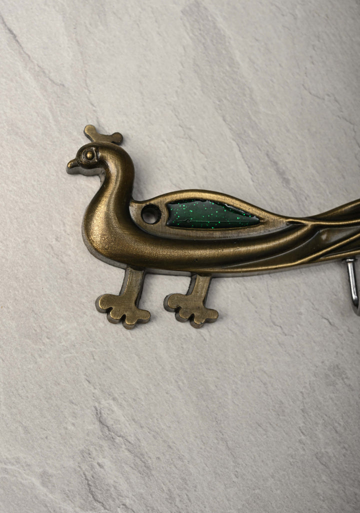 Pack of 10 Festival Return Gifts - Home Decorative Peacock Shaped Wall Mounted Key Holder