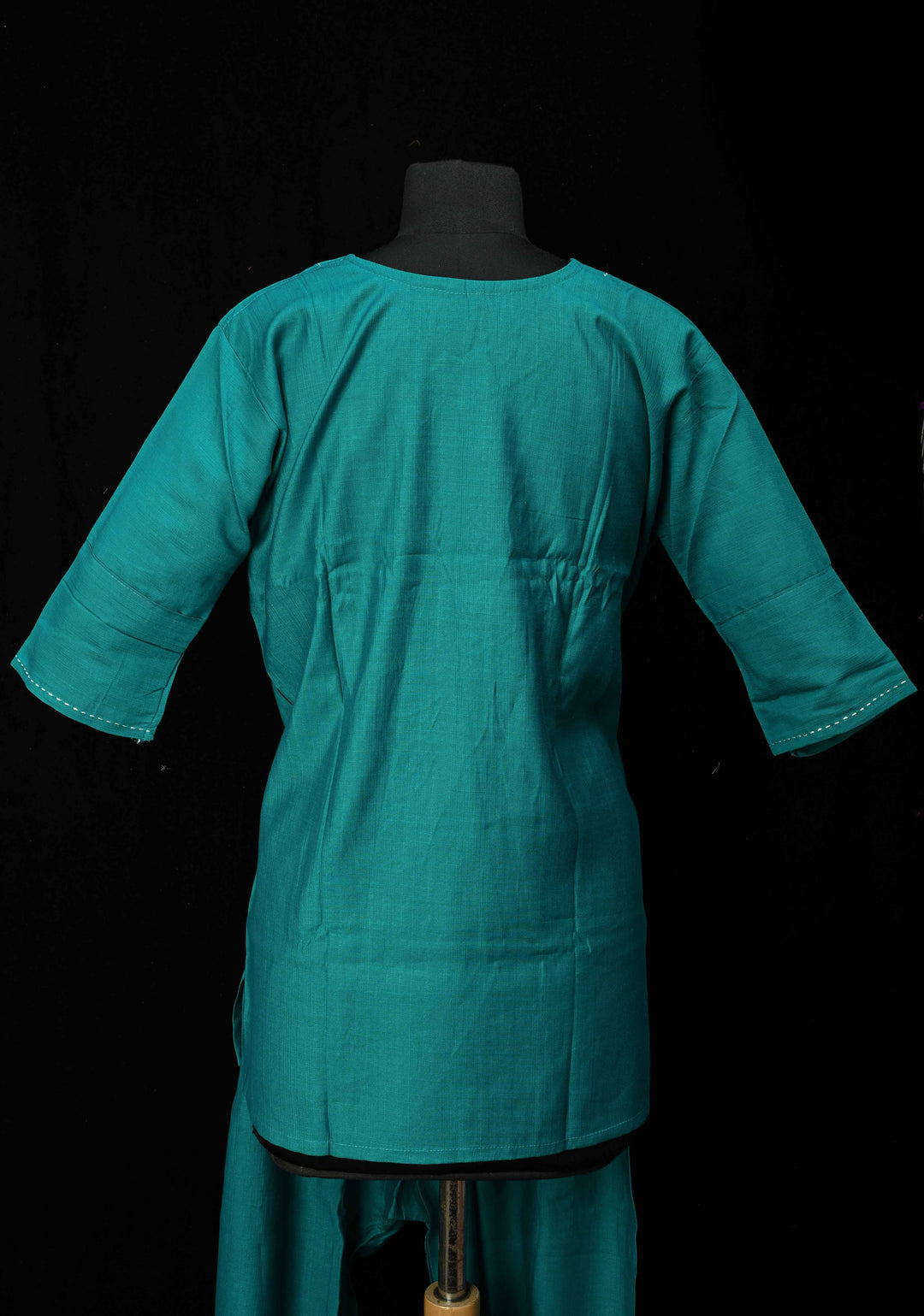 Teal Blue Vartican Cotton Coord Set | Made to Order