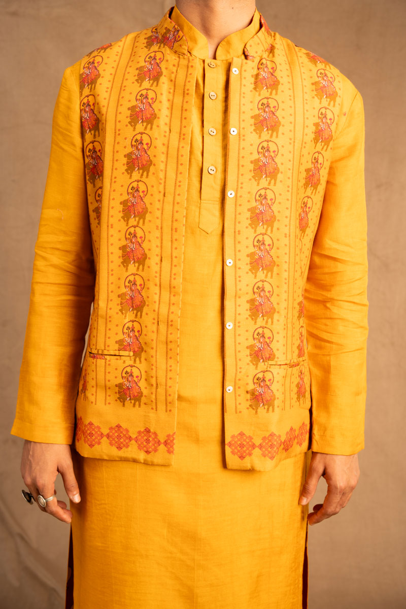 Mahesh Haldi Jacket | SHOBITAM
