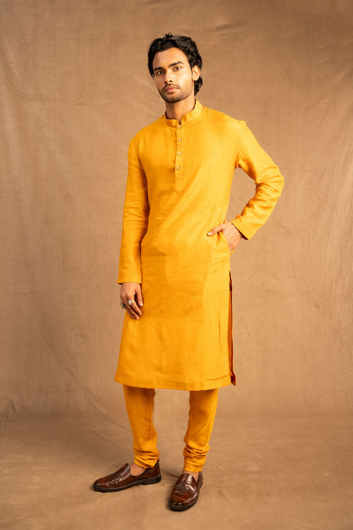 Haldi set of 2 ( kurta + churidar) | SHOBITAM